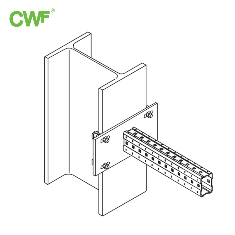 Steel Structure Support Arm System