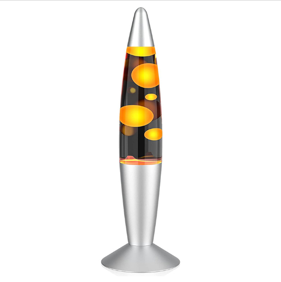 orange lava lamp