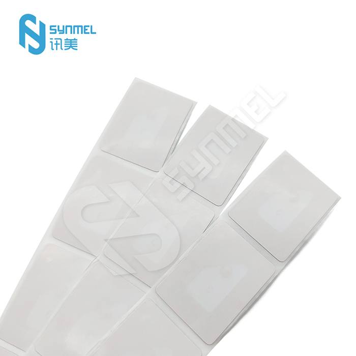 Components of an EAS RF label with a barcode