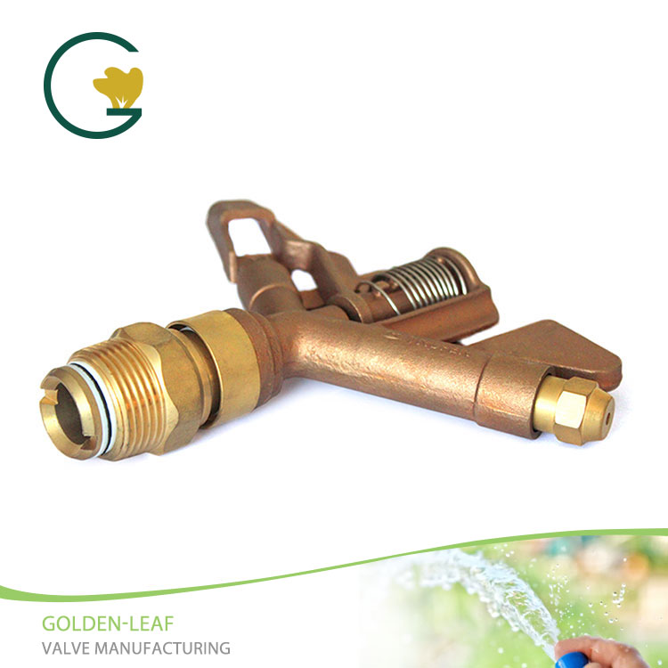 Construction and Components of Brass Impulse Sprinklers